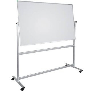 Whiteboard Mobil mit Drehfunktion U-Act!Line® Emaille, Alurahmen, 1200x900mm