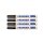Whiteboardmarker 4ST Rundspitze 3m sw