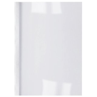 Thermomappe Lederoptik - A4, 1,5 mm/15 Blatt, weiß, 100 Stück