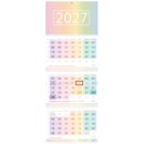 3-Monatskalender Wandkalender  2027