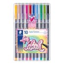 Fineliner Staedtler Triplus Me Time, 0,3 mm, 10...
