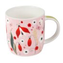 Kaffeetasse Secret Garden pink, 350ml