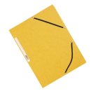 Eckspanner - Karton A4 mit Gummizug gelb