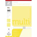 Multifunktionspapier 7X PLUS - A4, 80 g/qm, creme, 50 Blatt