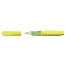 Schulfüller Twist® - Feder-M, neon gelb