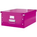 Leitz Archivbox WOW Click &amp; Store - A3, pink