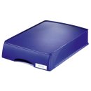 5210 Briefkorb Plus mit Schublade, A4 quer, Polystyrol, blau
