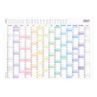 Jahresplaner Plakatkalender XL 14 Monate 100 x 70 cm