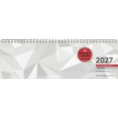Tischquerkalender 2027, 32 x 10,5 cm, 1W/2S, grün...