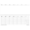 Tischquerkalender Giganta XXL Recycling quer 2027, 42,2 x...