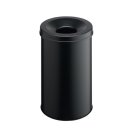 DURABLE Papierkorb SAFE rund 30, Stahl, rund, 315x492mm (ØxH), 30 l, schwarz