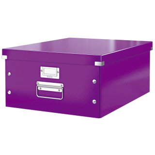 Leitz Archivbox WOW Click & Store - A3, violett
