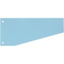 Trennstreifen Trapez - 190 g/qm Karton, blau, 100 Stück