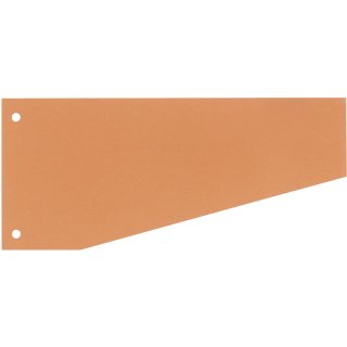 Trennstreifen Trapez - 190 g/qm Karton, orange, 100 Stück