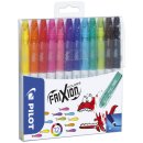 Faserstift FriXion Colors, 0,4 mm, 12 Farben im Etui