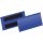 Kennzeichnungstasche-magnetisch,100x38 mm,PP,dokumentenecht,dunkelblau,50 Stk