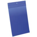 Kennzeichnungstasche-magnetisch,A4 hoch,PP,dokumentenecht,dunkelblau,10 Stk