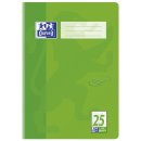 Heft A4 / 16 Blatt Lineatur 25 - Touch grün