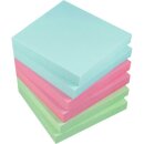 Haftnotizen Recycling 75 x 75mm 100 Blatt sortiert