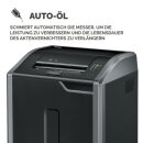 Aktenvernichter 425HS, Partikelschnitt 1 x 5 mm, P7, 10 Blatt, schwarz FELLOWES 100063597