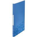 Leitz Sichtbuch WOW, A4, PP, 40 H&uuml;llen, blau metallic