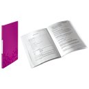 Leitz Sichtbuch WOW, A4, PP, 20 H&uuml;llen, pink metallic