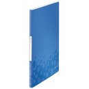 Leitz Sichtbuch WOW, A4, PP, 20 H&uuml;llen, blau metallic