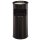 Standascher mit Sandschale METALL rund, 260x620mm (&Oslash;xH), 17 l, schwarz