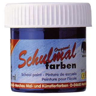 Schulmalfarbe 18 ml ultramarin