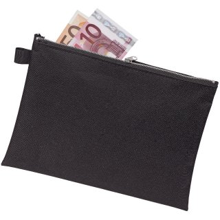 Bank- / Transporttasche - für A5, Stoff, schwarz
