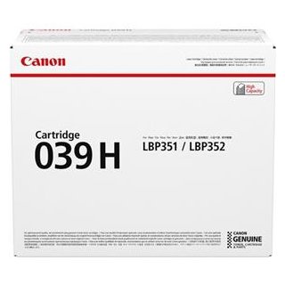 CANON LBP352x TONER HIGH CAP. CRG 039H (25000S.) #0288C001, Kapazität: 25000