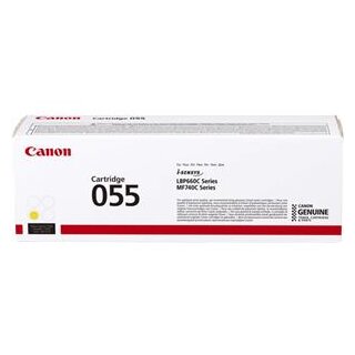 CANON TONER YELLOW CRG055 Y #3013C002 (2.100S.), Kapazität: 2.100S