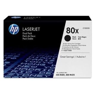 HP DRUCKKASSETTE SCHWARZ LJ Pro400 DOPPELPACK (2x6.900S.), Kapazität: 2X6.90