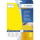 Folienetiketten D30mm gelb HERMA 8034 wetterfest  1200St