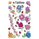 Avery Zweckform® Z-Design 56691, Kinder Tattoos, Blumen, 1 Bogen/20 Tattoo