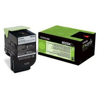 LEXMARK 802SK BLACK RÜCKGABE- TONERKASSETTE  2.500 S., Kapazität: 2.500