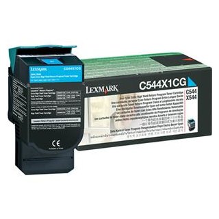 LEXMARK C544 TONER BLAU 4000S TONERKASSETTE #0C544X1CG, Kapazität: 4000