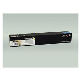 LEXMARK C950 TONERKASSETTE YE #C950X2YG YELLOW 22000 S., Kapazität: 22000