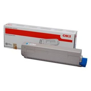 OKI C822 TONER CYAN (7.3K) #44844615, Kapazität: 7.300