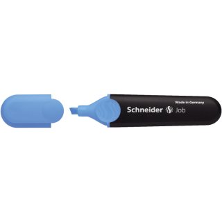 Schneider Textmarker Job, nachfüllbar, blau