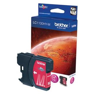 BROTHER MFC-6490CW TINTE MAG MAGENTA #LC-1100HYM (750S.), Kapazität: 750