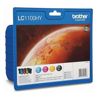 BROTHER LC1100HY TINTEN VALUEP #LC1100HYVALBPDR BLISTER AM   SORMATIC, Kapazität