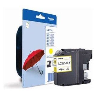 BROTHER LC225XLY TINTE #LC-225XLY YELLOW 1200 S., Kapazität: 1200