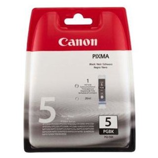 CANON PIXMA iP5200 PGI-5BK TINTE SCHWARZ (0628B001), Kapazität: 505