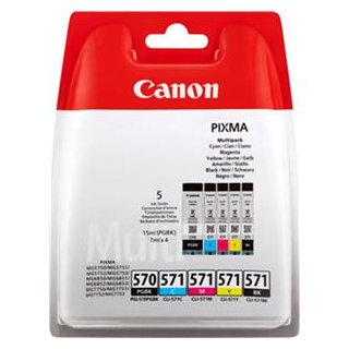 CANON CLI-571 MULTIPACK (JE 1x C/M/Y/BK) PIXMA MG5752 #0386C005