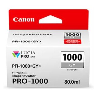 CANON PFI-1000PGY TINTE PHOTO- GRAU PRO-1000 #0553C001, Kapazität: 80ML