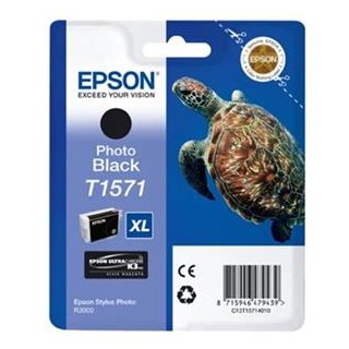 EPSON STYLUS PHOTO R3000 TINTE PHOTO BLACK T157140, Kapazität: 26ML