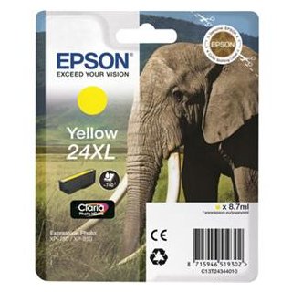 EPSON CLARIA PHOTO HD INK 24XL EXPRESSION PHOTO YELLOW, Kapazität: 8,7ML