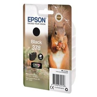 EPSON CLARIA PHOTO HD INK 378 EXPRESSION HD BLACK, Kapazität: 5,5ML