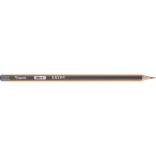 Bleistift BLACKPEPS, HB, dunkelgrau/orange